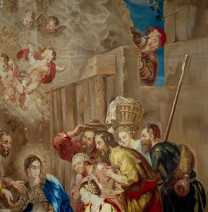 Anbetung des Christuskindes (Detail)