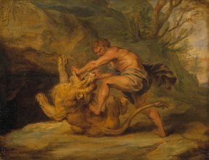 Samson und der Löwe, ca. 1640
