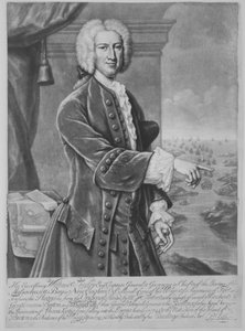 William Shirley, Gouverneur von Massachusetts, 1747 von Peter Pelham
