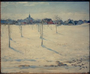 Hornbaek im Winter von Peder Severin Krøyer