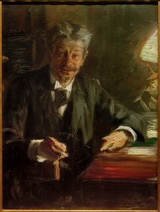 Porträt des Kritikers und Schriftstellers Georg Brandes