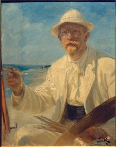 Selbstporträt des Künstlers von Peder Severin Krøyer