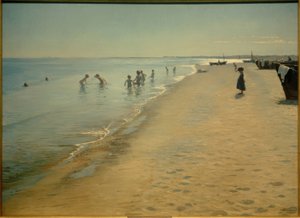 Sommertag am Südstrand von Skagen von Peder Severin Krøyer