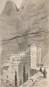 Kloster von Mega Spileon, Griechenland, 1896 von Peter Toft