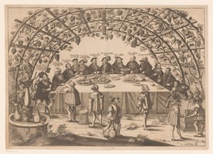 Bankett mit den Beteiligten des Schmalkaldischen Bundes von Peter Troschel
