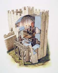 Peveril Castle, 12. Jahrhundert, ca. 1990-2010