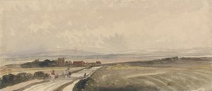 Eine Straße in Yorkshire von Peter de Wint