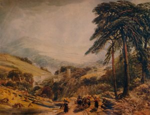 Matlock Village: Gleaners Returning, 1849 von Peter de Wint
