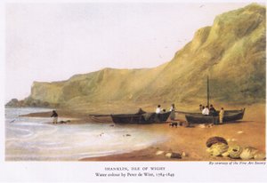 Shanklin, Insel Wight von Peter de Wint
