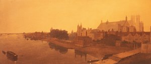 Westminster Abbey und Hall und alte Parlamentshäuser