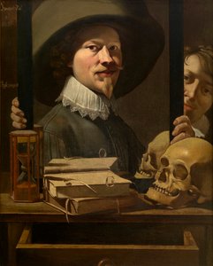Vanitas-Porträt des Malers