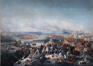 Die Schlacht von Borodino am 26. August 1812