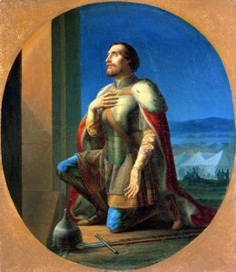 Alexander Newski (1220/1-65) Fürst von Nowgorod, Großfürst von Wladimir von Petr Mikhailovich Shamshin