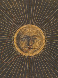 Volvelle mit den Regeln zur Vorhersage von Sonnen- und Mondfinsternissen von Petrus Apianus