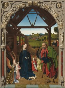 Geburt Christi von Petrus Christus