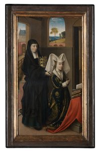 Isabella von Portugal und St. Elisabeth, ca. 1457-60