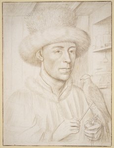 Der Falkner, ca. 1445-1450 von Petrus Christus
