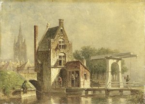 Das Koepoort in Delft von Petrus Gerardus Vertin