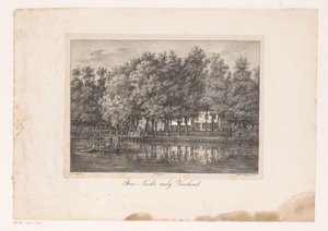 Ansicht des Landguts Breevecht von Petrus Josephus Lutgers