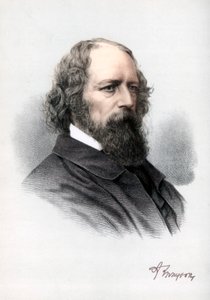 Alfred Tennyson, 1. Baron Tennyson, englischer Dichter, um 1890 von Petter and Galpin Cassell