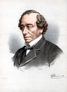 Benjamin Disraeli, 1. Earl of Beaconsfield, britischer konservativer Staatsmann, ca. 1890