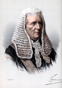 Hugh NcCalmont Cairns, 1. Earl Cairns, Lordkanzler von Großbritannien, um 1890 von Petter and Galpin Cassell