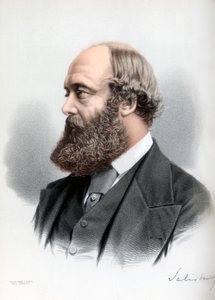 Robert Gascoyne-Cecil, 3. Marquess of Salisbury, britischer Staatsmann und Premierminister, ca. 1890 von Petter and Galpin Cassell