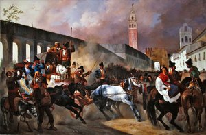 Ein Hochzeitszug in Sevilla von Pharamond Blanchard
