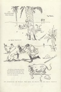 Ein Androklus von heute, der König der Tiere in seinen wahren Farben von Phil May