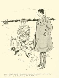 Karikatur von Phil May, aus den 1890er Jahren von Phil May