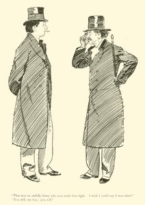 Karikatur von Phil May, aus den 1890er Jahren von Phil May