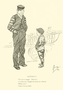 Karikatur von Phil May, aus den 1890er Jahren von Phil May