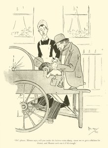 Karikatur von Phil May, aus den 1890er Jahren von Phil May