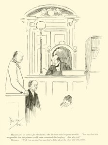 Karikatur von Phil May, aus den 1890er Jahren