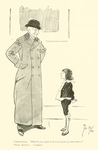 Karikatur von Phil May, aus den 1890er Jahren