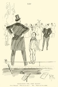 Karikatur von Phil May, aus den 1890er Jahren von Phil May