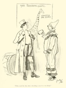 Karikatur von Phil May, aus den 1890er Jahren von Phil May