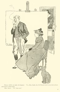 Karikatur von Phil May, aus den 1890er Jahren (Lithografie) von Phil May