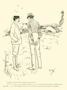 Karikatur von Phil May, aus den 1890er Jahren von Phil May