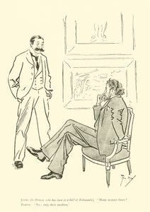 Karikatur von Phil May, aus den 1890er Jahren von Phil May