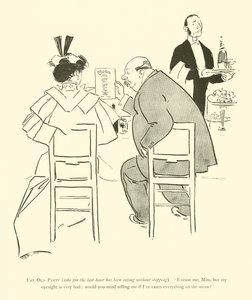 Karikatur von Phil May, aus den 1890er Jahren von Phil May