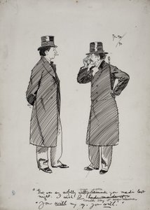 Oscar Wilde und Whistler von Phil May