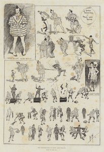 Die Harlekinade im Drury Lane Theatre von Phil May