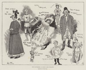Die Pantomime im Drury Lane Theatre von Phil May