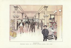 Westliche Wege, in einem Hotel an der Fifth Avenue, New York von Phil May