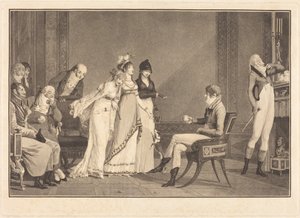 Die Orange oder das moderne Urteil von Paris von Philibert-Louis Debucourt