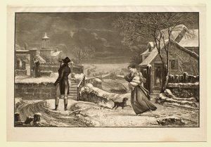Winter, oder, Der Ehemann von Philibert-Louis Debucourt