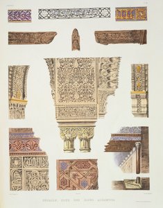 Details aus dem Löwenhof, Alhambra, aus 