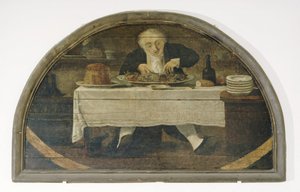 Au Gourmand; Schild für den Lebensmittelhändler Corcellet von Philibert Louis Debucourt