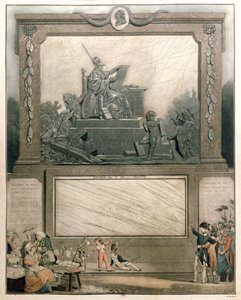 National Almanach für 1791, gewidmet den Freunden der Verfassung, 1790 von Philibert Louis Debucourt